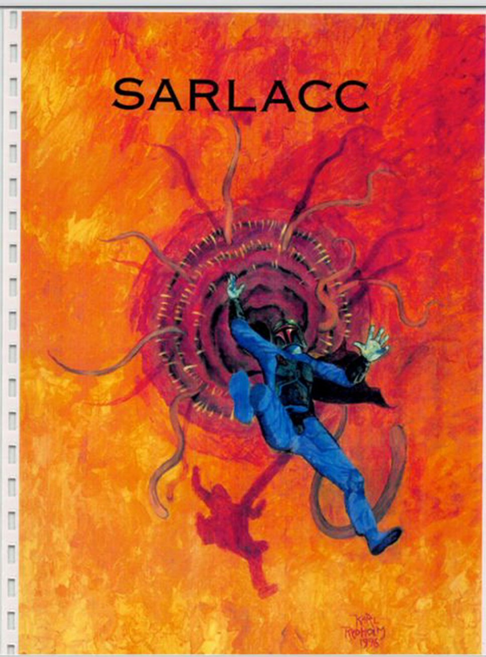SARLACC magazine side cover Issue 1   1986