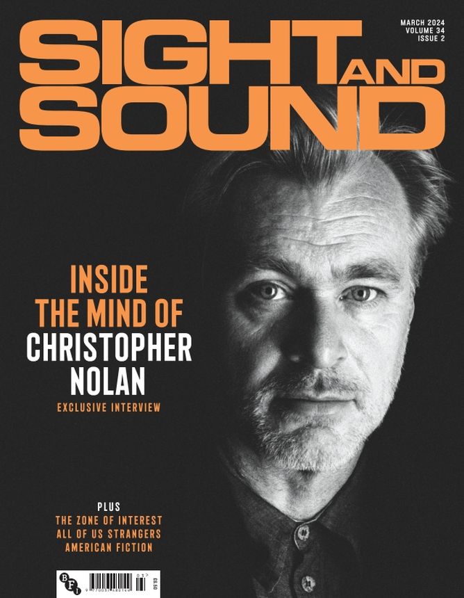 SIGHT AND SOUND magazine side cover  Vol 34 No 2  March 2024