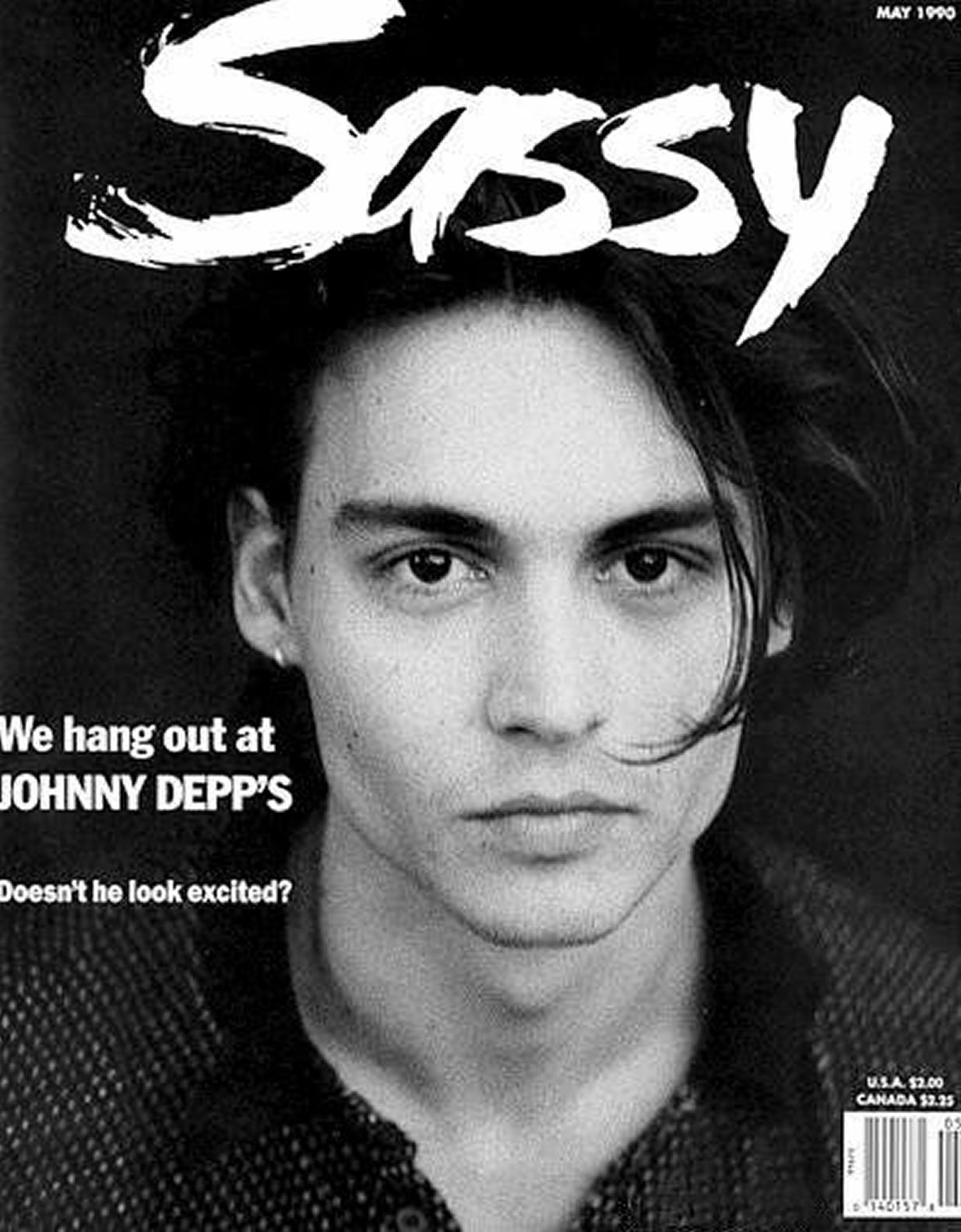 SASSY magazine side cover  May 1990