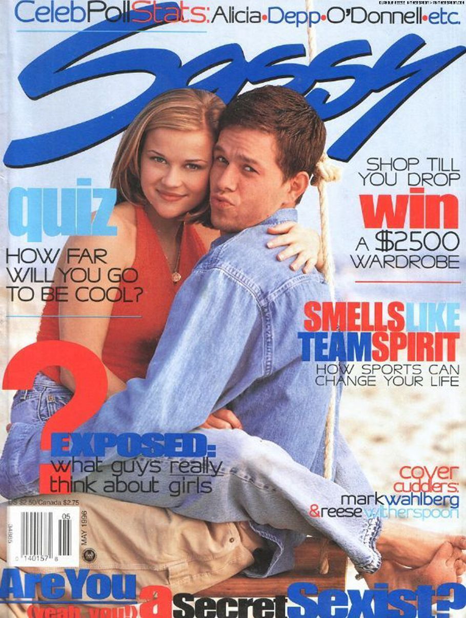 SASSY magazine side cover  May 1996