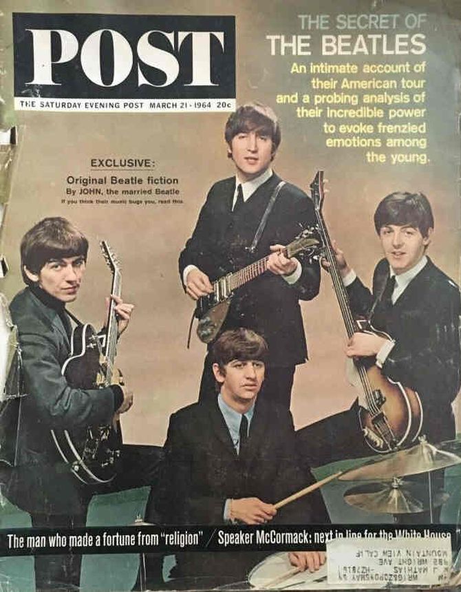 SATURDAY EVENING POST magazine side cover 21 March 1964