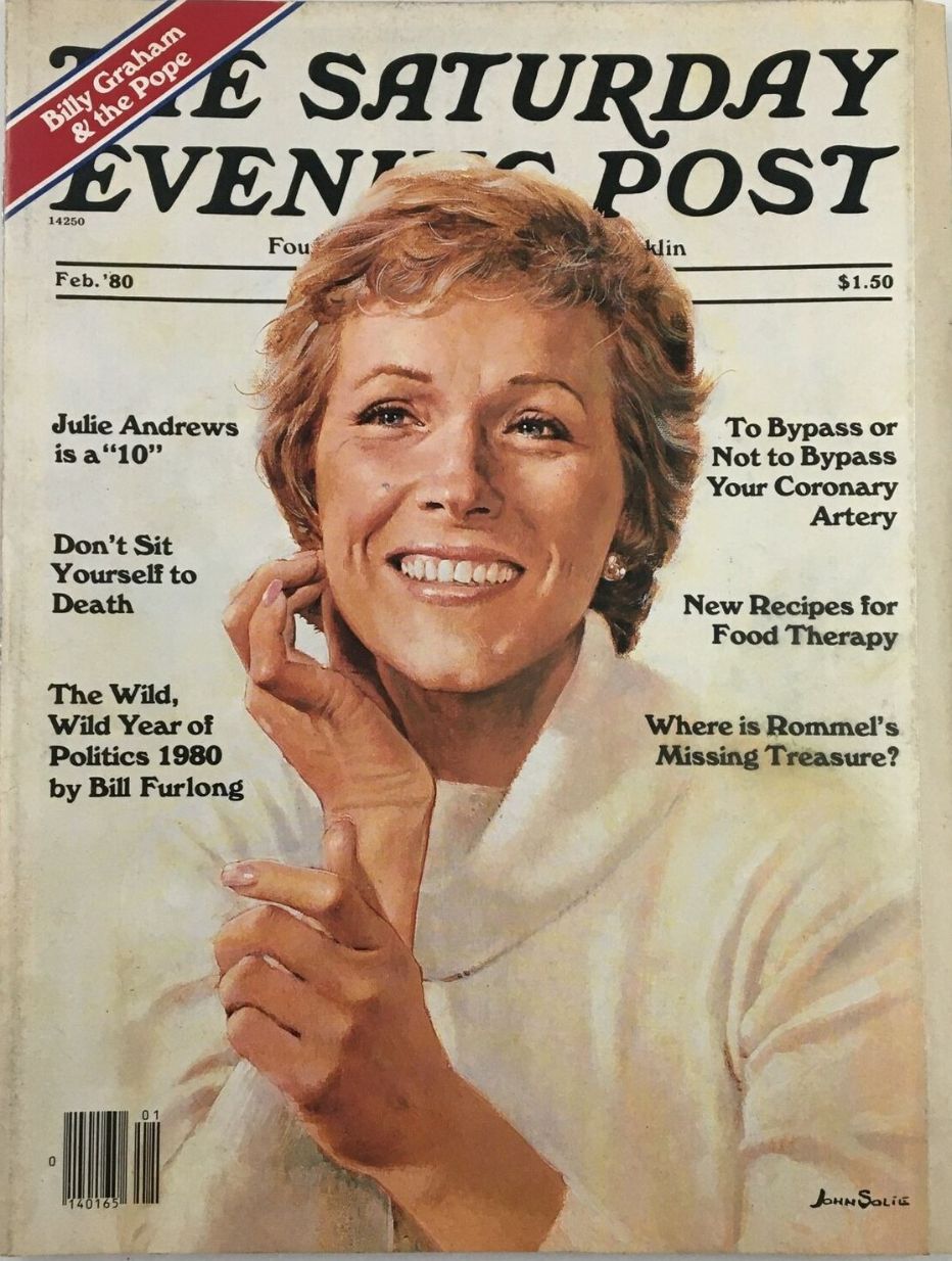 SATURDAY EVENING POST magazine side cover  February 1980