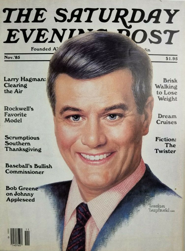 SATURDAY EVENING POST magazine side cover  November 1985