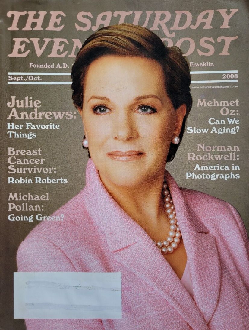 SATURDAY EVENING POST magazine side cover  October 2008