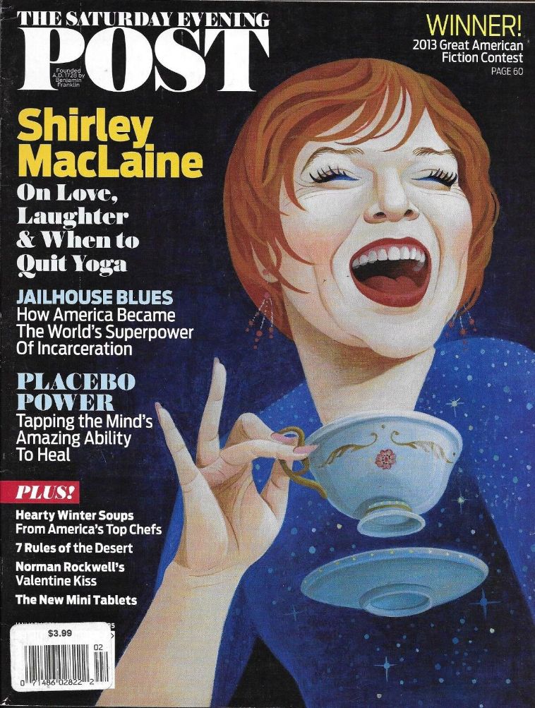 SATURDAY EVENING POST magazine side cover   2013