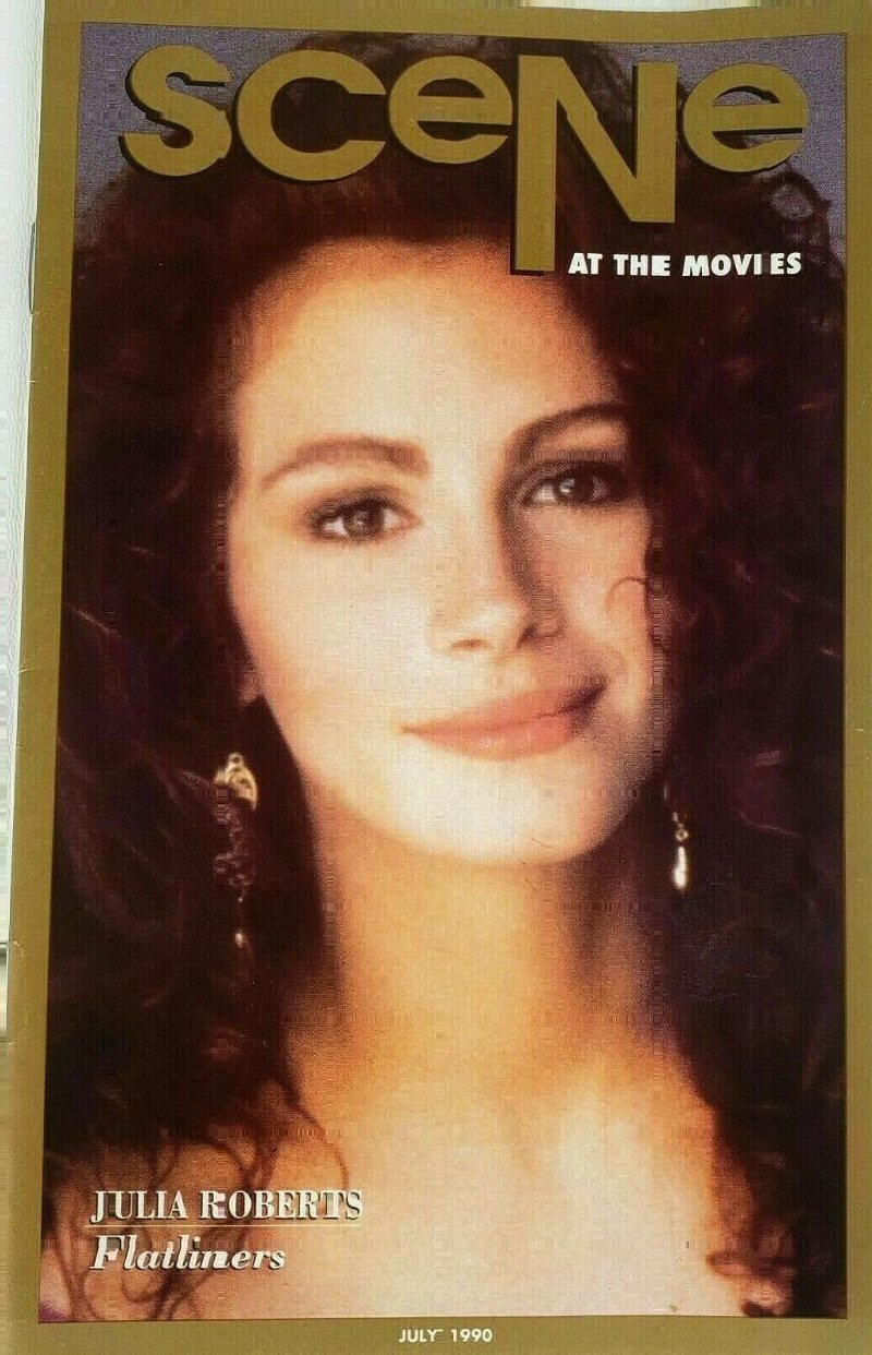 SCENE AT THE MOVIES magazine side cover  July 1990