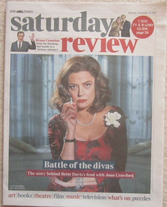 TIMES SATURDAY REVIEW magazine side cover 16 December 2017