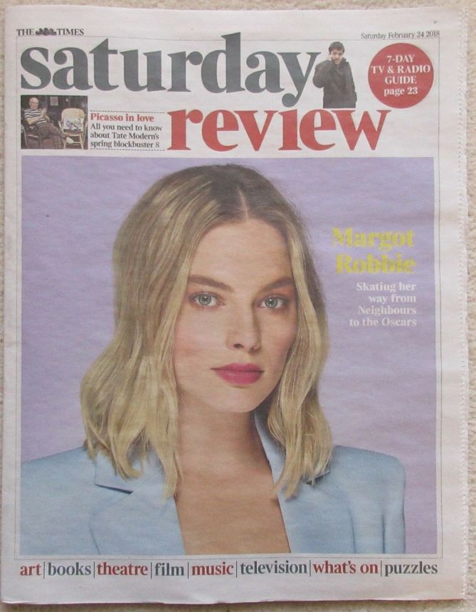 TIMES SATURDAY REVIEW magazine side cover 24 February 2018