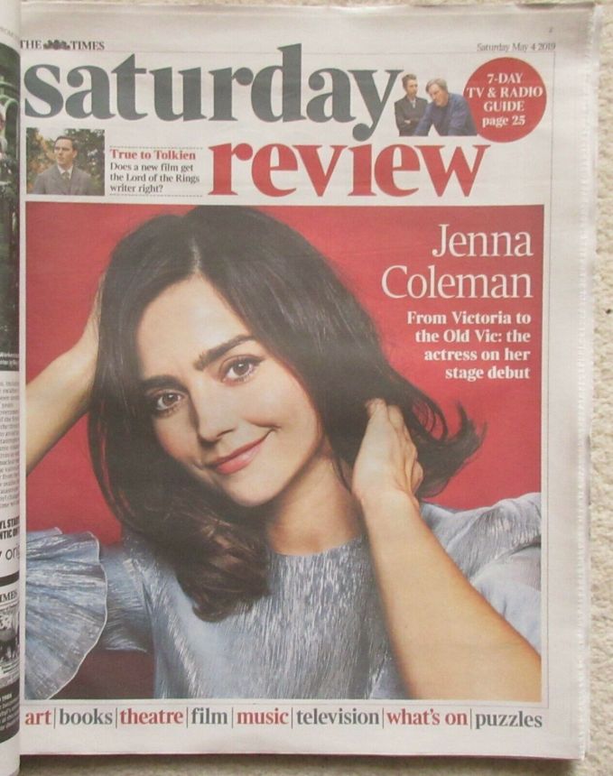 TIMES SATURDAY REVIEW magazine side cover 4 May 2019