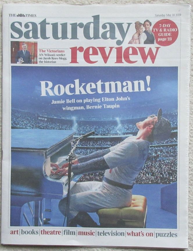 TIMES SATURDAY REVIEW magazine side cover 18 May 2019