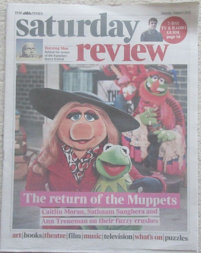 TIMES SATURDAY REVIEW magazine side cover 1 August 2020