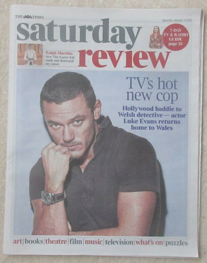 TIMES SATURDAY REVIEW magazine side cover 9 January 2021