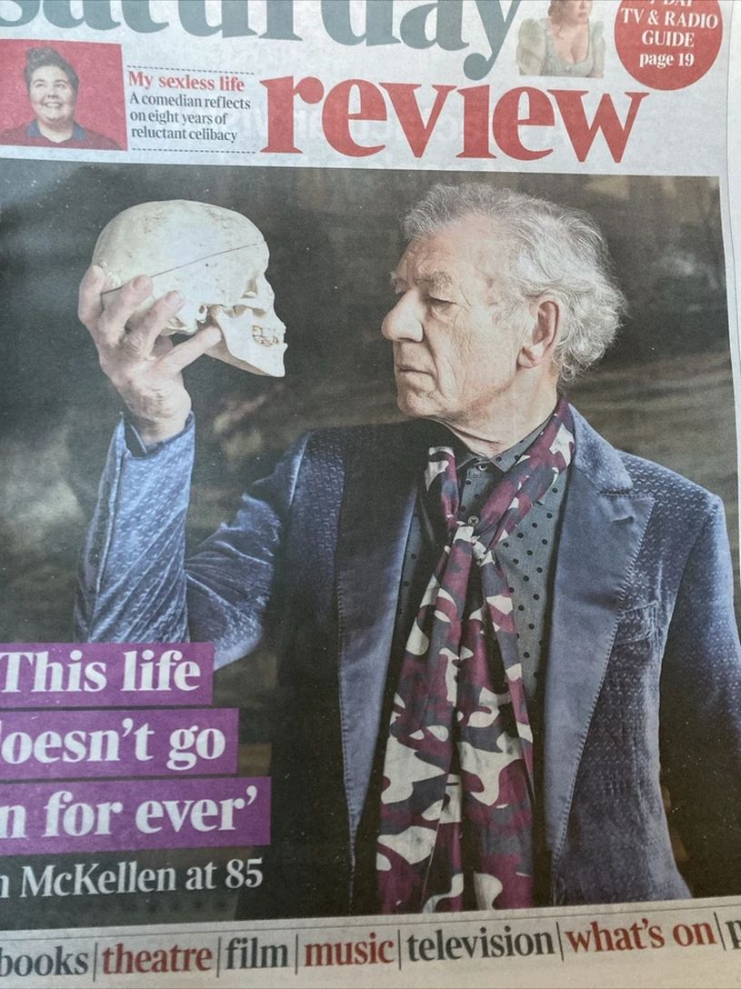TIMES SATURDAY REVIEW magazine side cover 8 June 2024