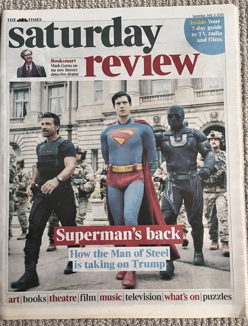 TIMES SATURDAY REVIEW magazine side cover 5 July 2025