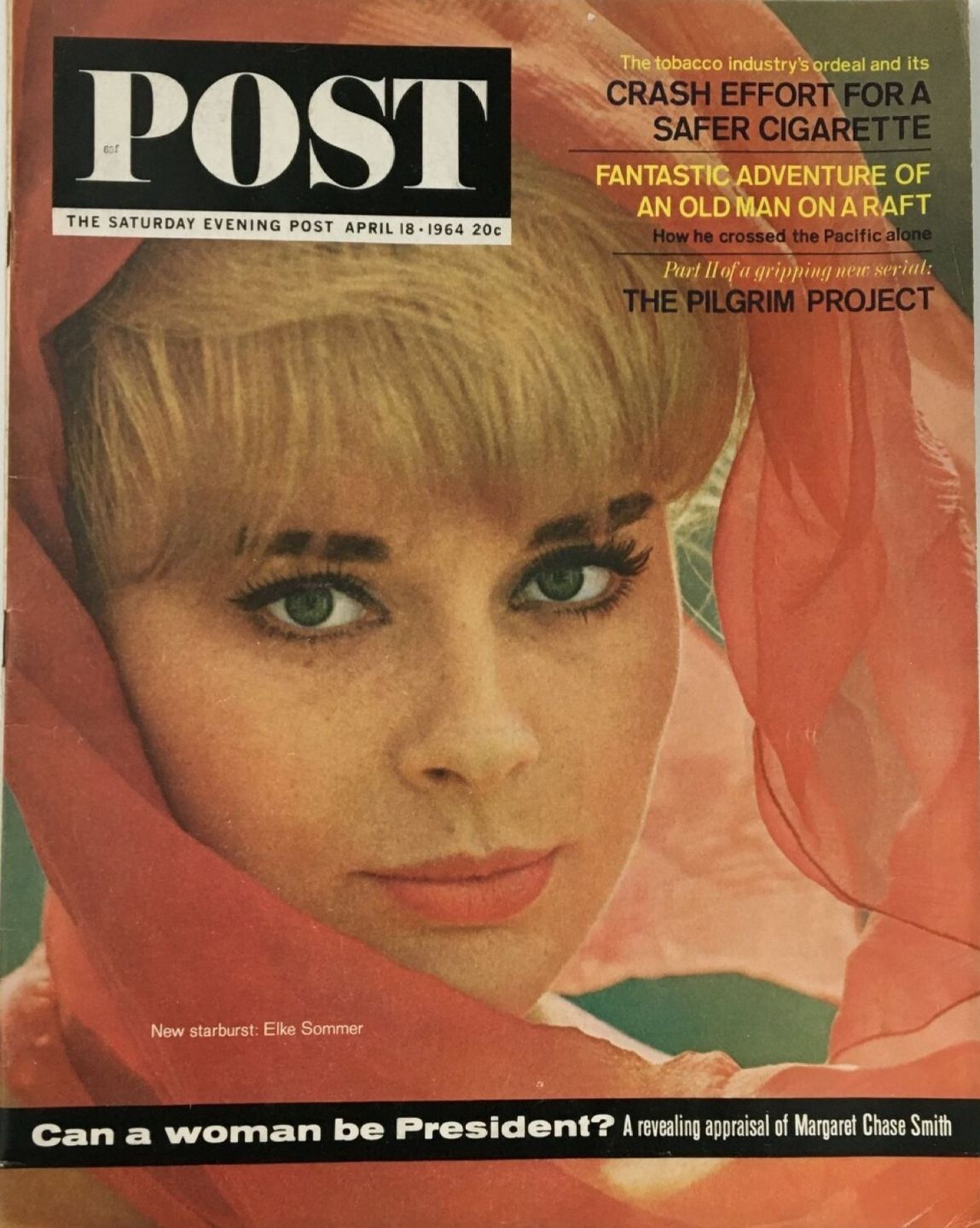 SATURDAY EVENING POST magazine side cover 18 April 1964
