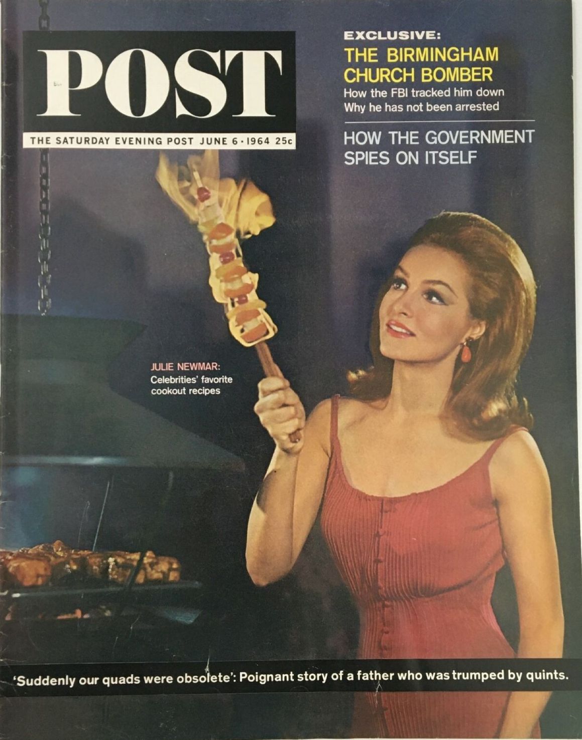 SATURDAY EVENING POST magazine side cover 6 June 1964
