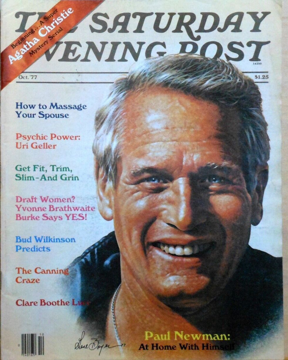 SATURDAY EVENING POST magazine side cover  October 1977