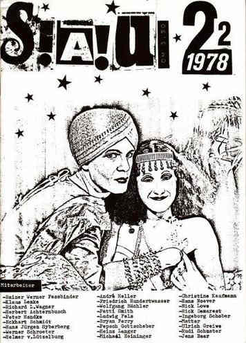 S!A!U! magazine side cover Issue 2  1978