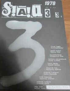 S!A!U! magazine side cover Issue 3  1978