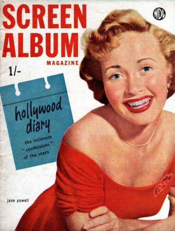 SCREEN ALBUM (UK) magazine side cover   