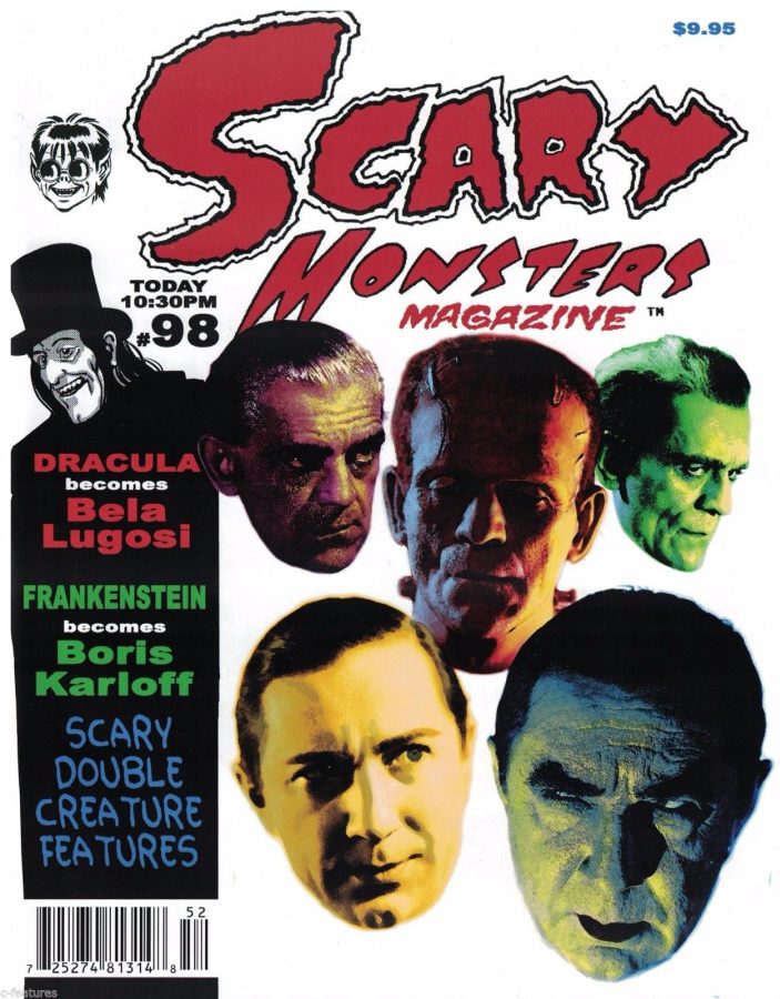 SCARY MONSTERS magazine side cover Issue 98 June 2015
