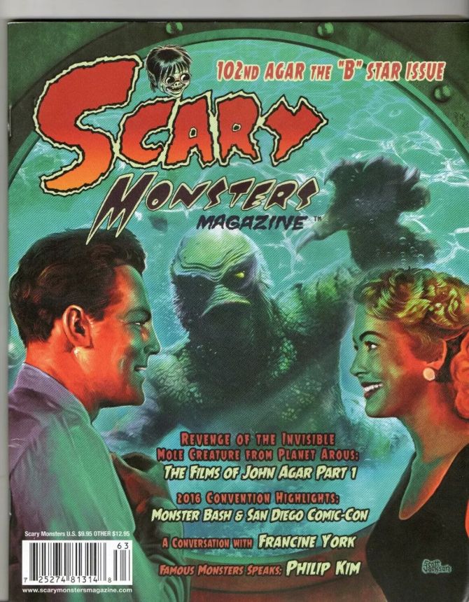 SCARY MONSTERS magazine side cover Issue 102 Fall 2016