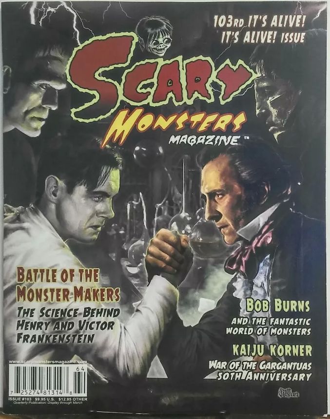 SCARY MONSTERS magazine side cover Issue 103 Winter 2016