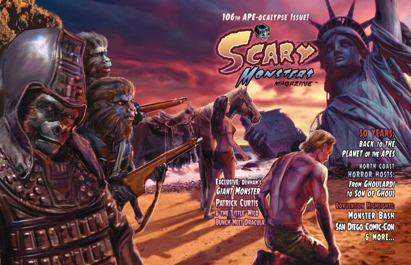 SCARY MONSTERS magazine side cover Issue 106 August 2017