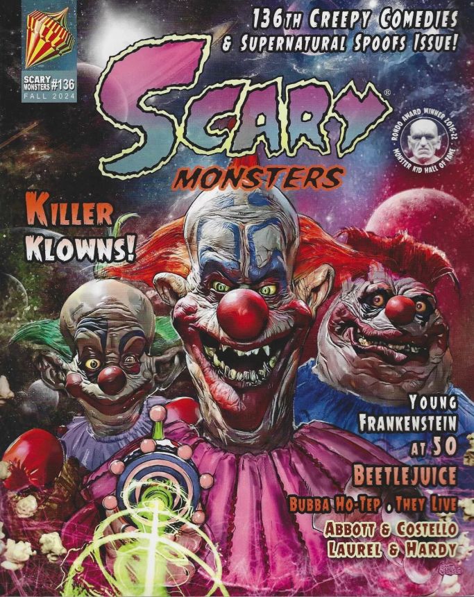 SCARY MONSTERS magazine side cover Issue 136 Fall 2024