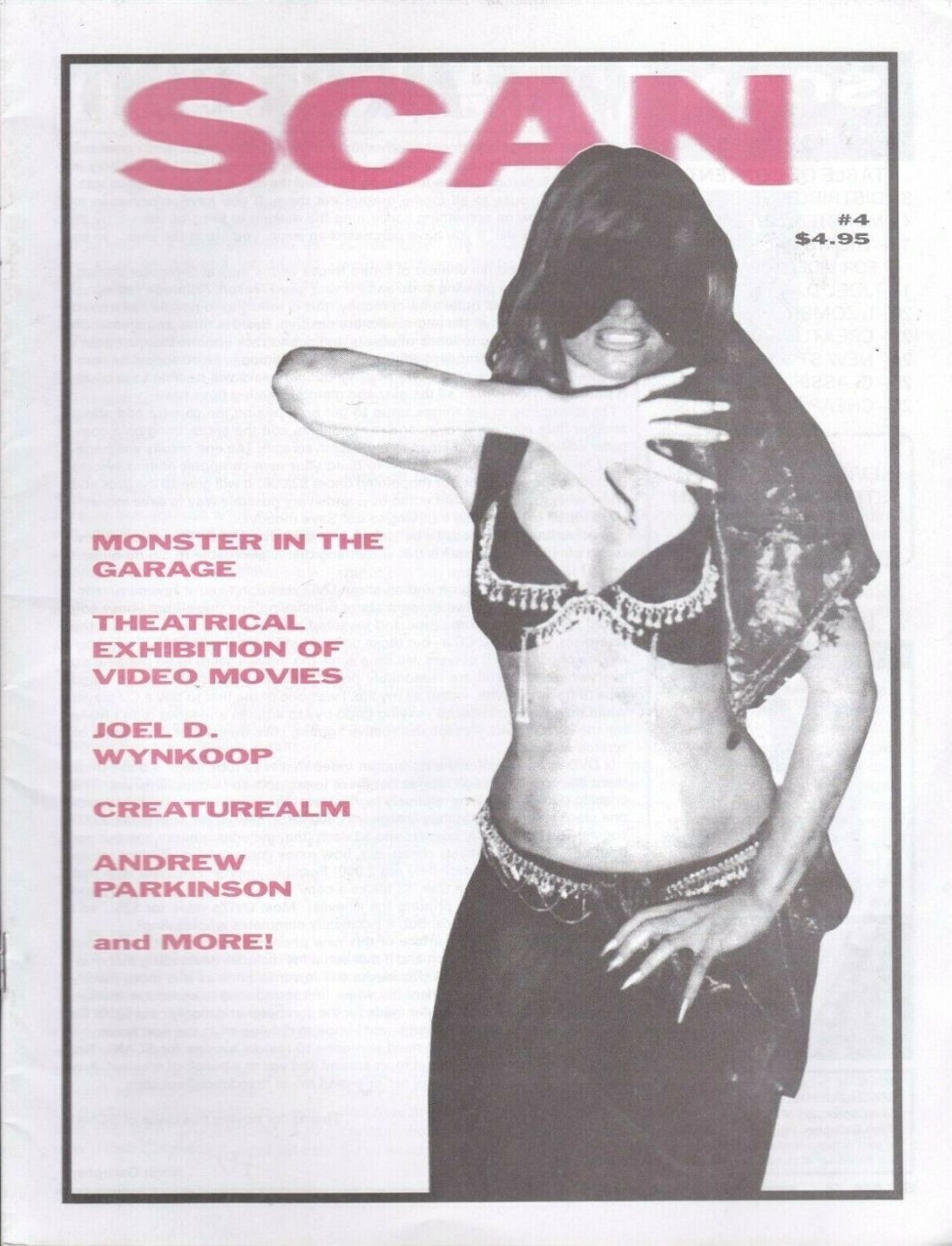 SCAN magazine side cover Issue 4  1998