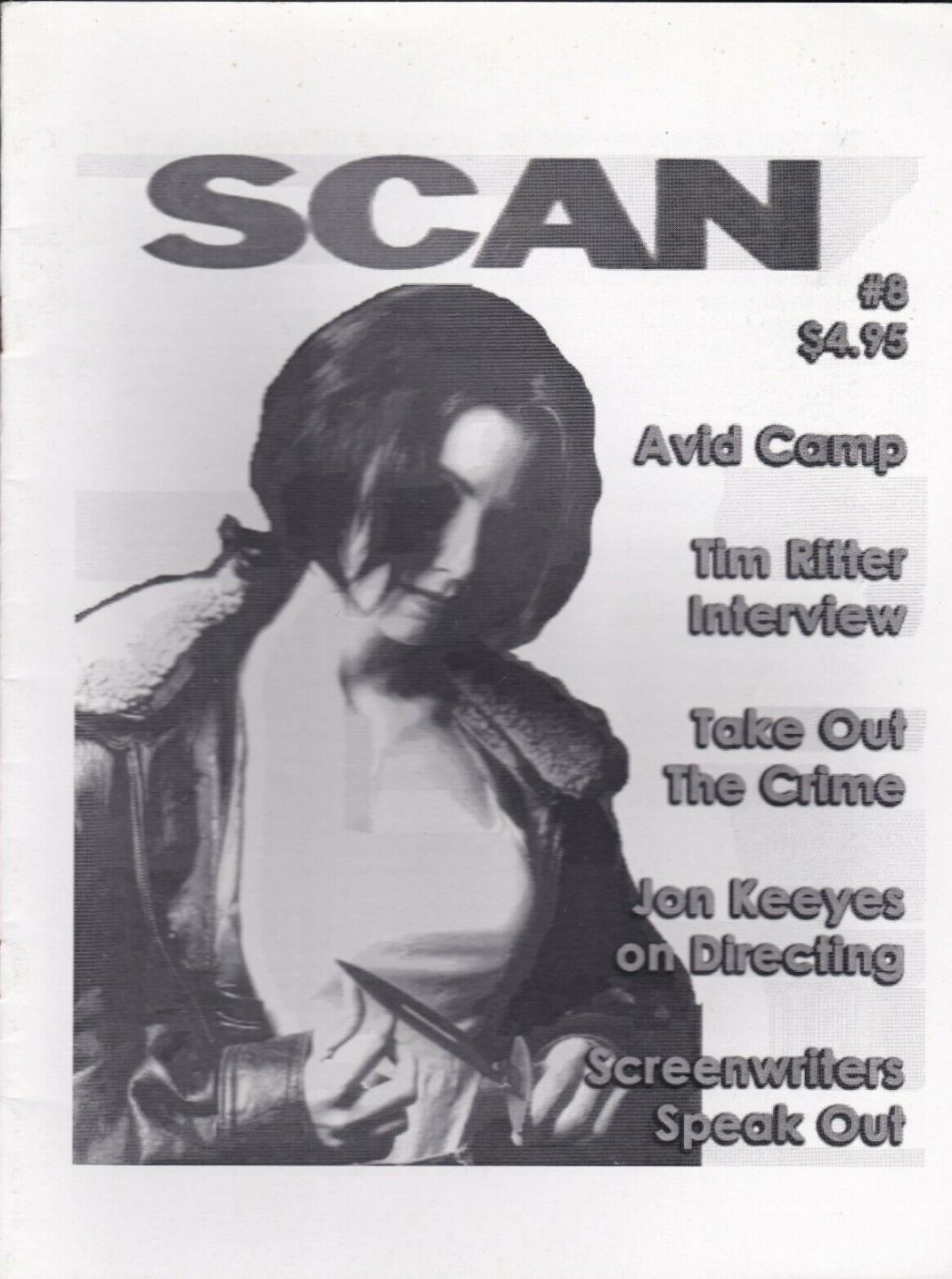 SCAN magazine side cover Issue 8   2001