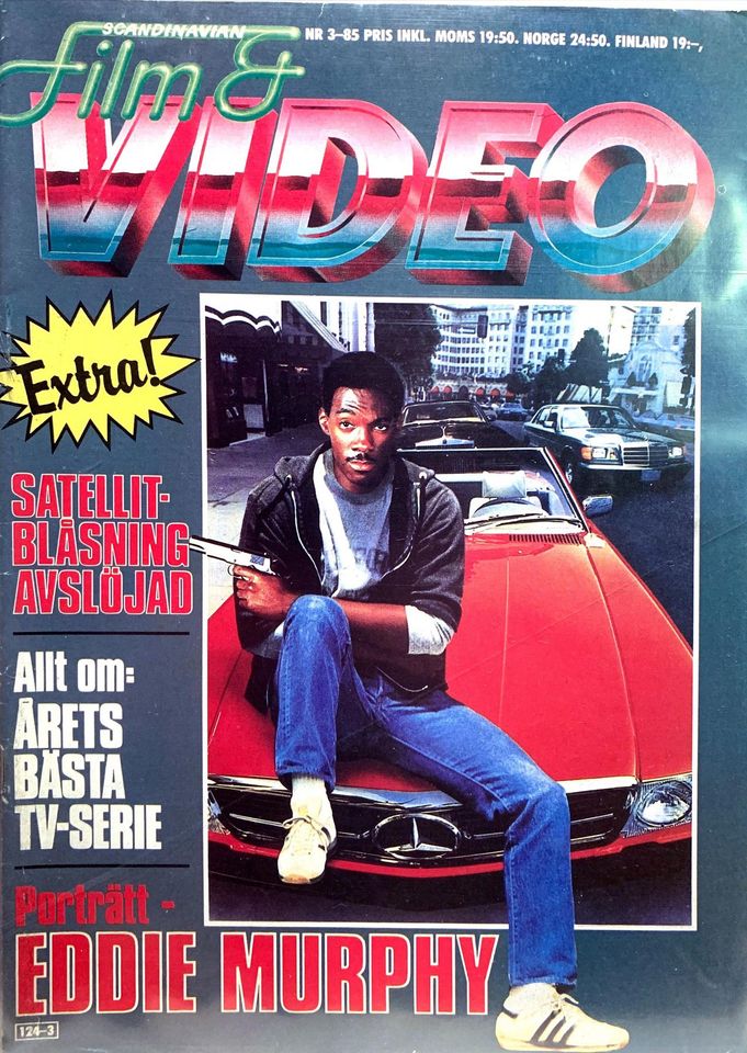 SCANDINAVIAN FILM AND VIDEO magazine side cover Issue 3   1985