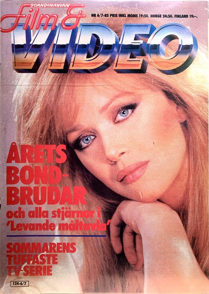 SCANDINAVIAN FILM AND VIDEO magazine side cover Issue 6-7   1985
