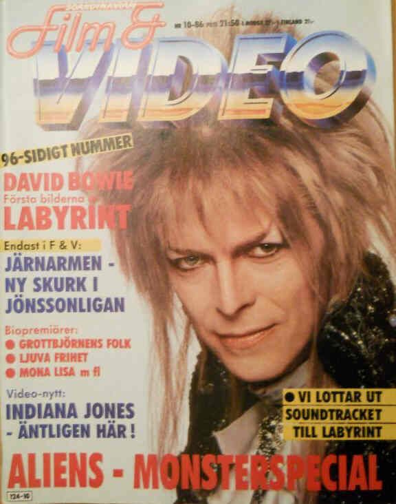 SCANDINAVIAN FILM AND VIDEO magazine side cover Issue 10  1986