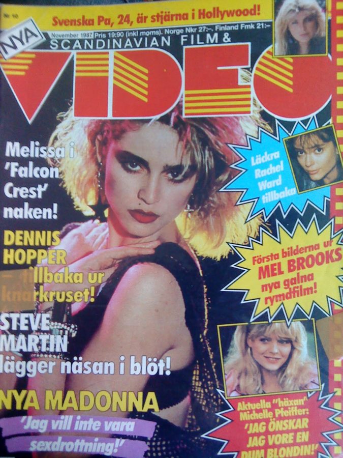 SCANDINAVIAN FILM AND VIDEO magazine side cover Issue 10 November 1987