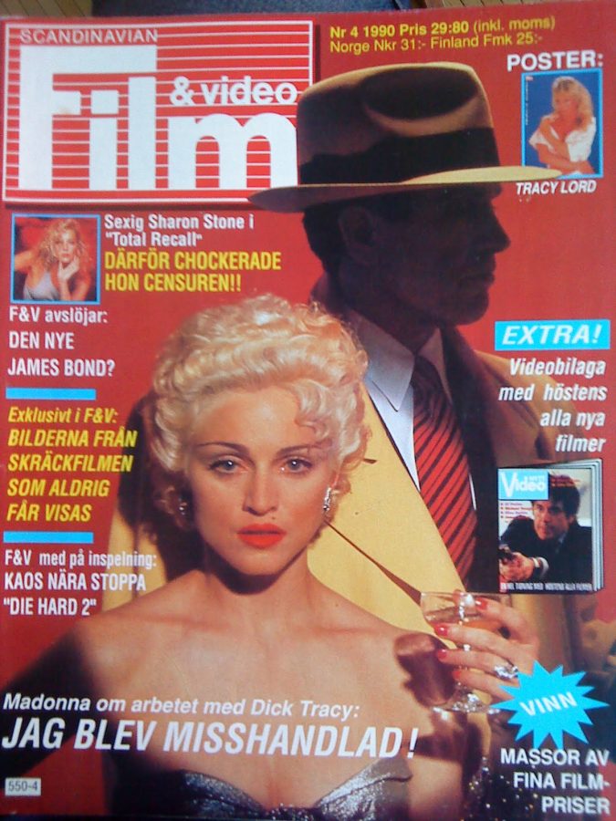 SCANDINAVIAN FILM AND VIDEO magazine side cover Issue 4  1990