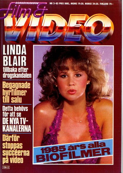SCANDINAVIAN FILM AND VIDEO magazine side cover Issue 2   1985