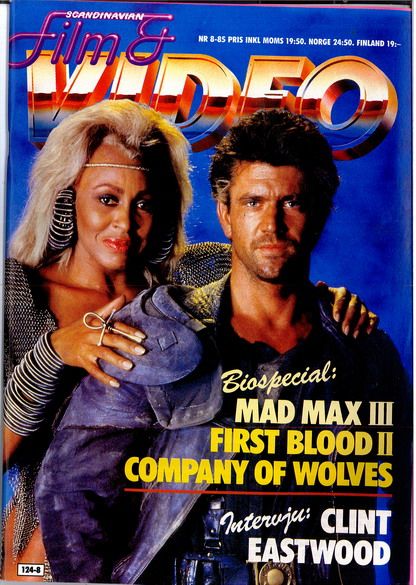 SCANDINAVIAN FILM AND VIDEO magazine side cover Issue 8   1985