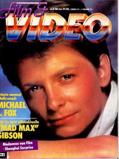 SCANDINAVIAN FILM AND VIDEO magazine side cover Issue 5   1986