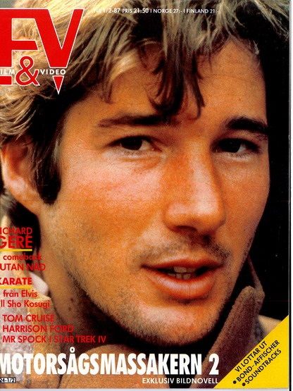 SCANDINAVIAN FILM AND VIDEO magazine side cover Issue 1-2   1987