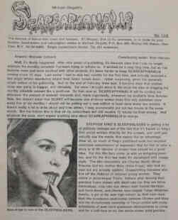 SCAREAPHANALIA magazine side cover Issue 108  1992