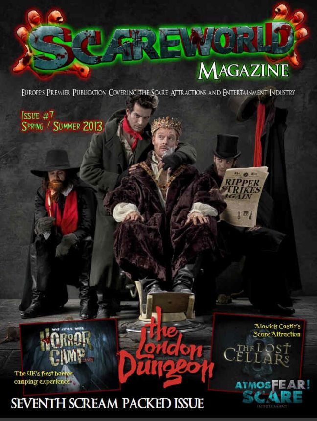 SCAREWORLD magazine side cover Issue 7 Spring 2013