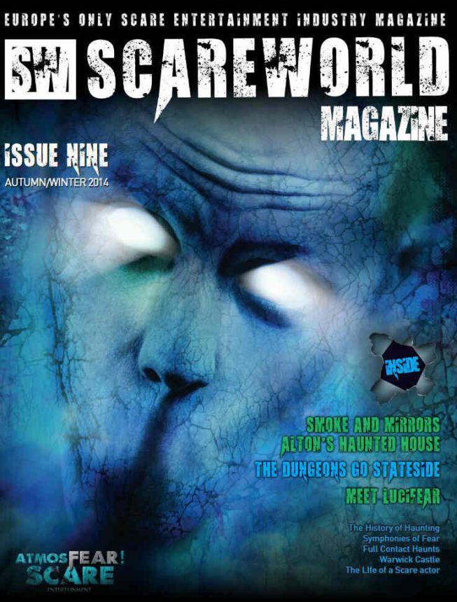 SCAREWORLD magazine side cover Issue 9 Autumn 2014
