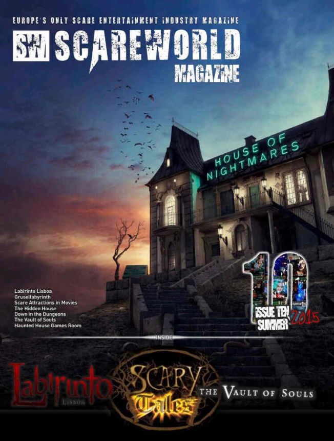 SCAREWORLD magazine side cover Issue 10 Summer 2015