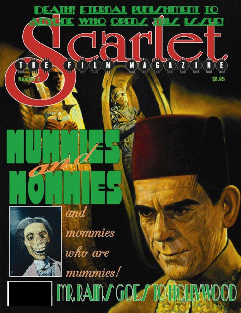 SCARLET THE FILM MAGAZINE magazine side cover Issue 2 February 2009