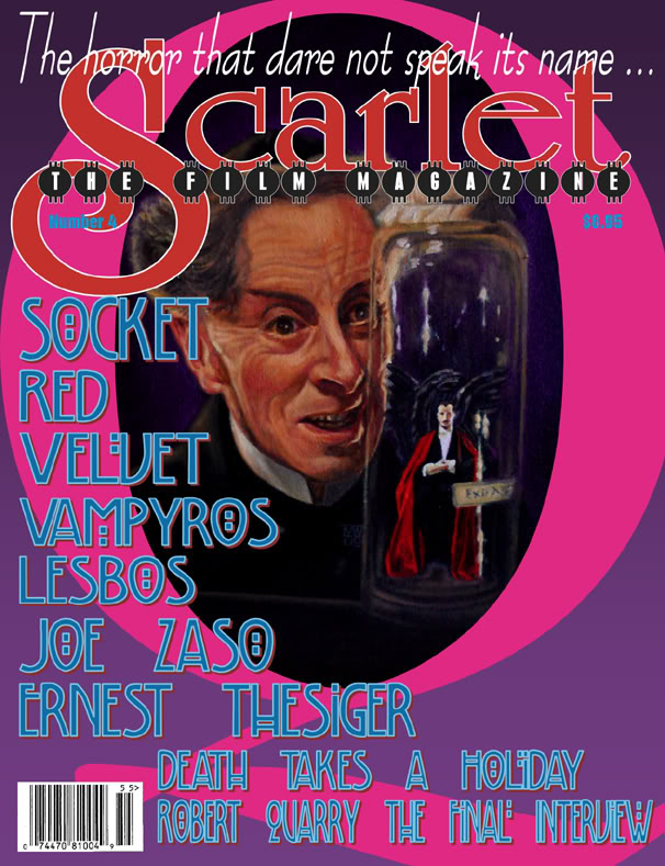 SCARLET THE FILM MAGAZINE magazine side cover Issue 4 January/February/March 2010
