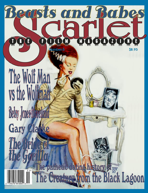 SCARLET THE FILM MAGAZINE magazine side cover Issue 5 July/August/September 2010