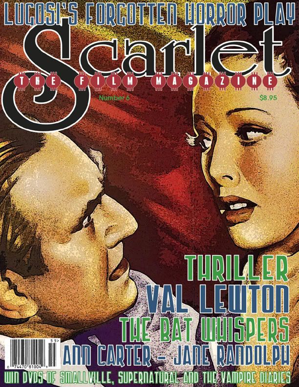 SCARLET THE FILM MAGAZINE magazine side cover Issue 6 January/February/March 2011