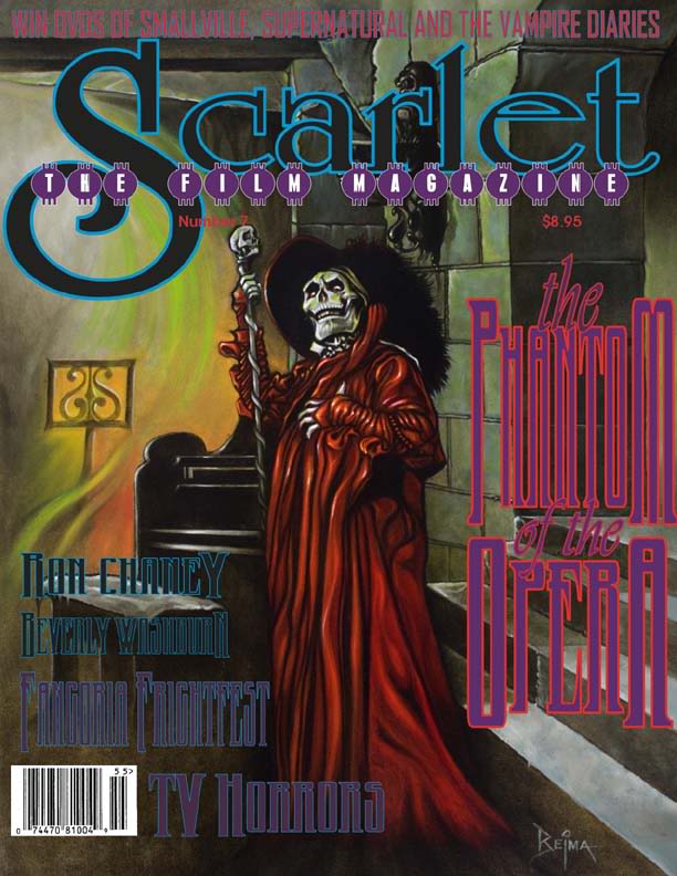 SCARLET THE FILM MAGAZINE magazine side cover Issue 7 July/August/September 2011