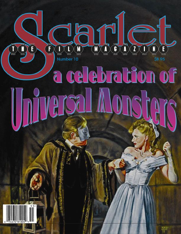 SCARLET THE FILM MAGAZINE magazine side cover Issue 10 August/September/October 2013
